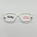 White & Pink Bow Split