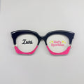 Black & Pink Bow Split